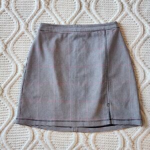Hollister Plaid Ultra High-Rise Red Black White Mini Skirt Size S